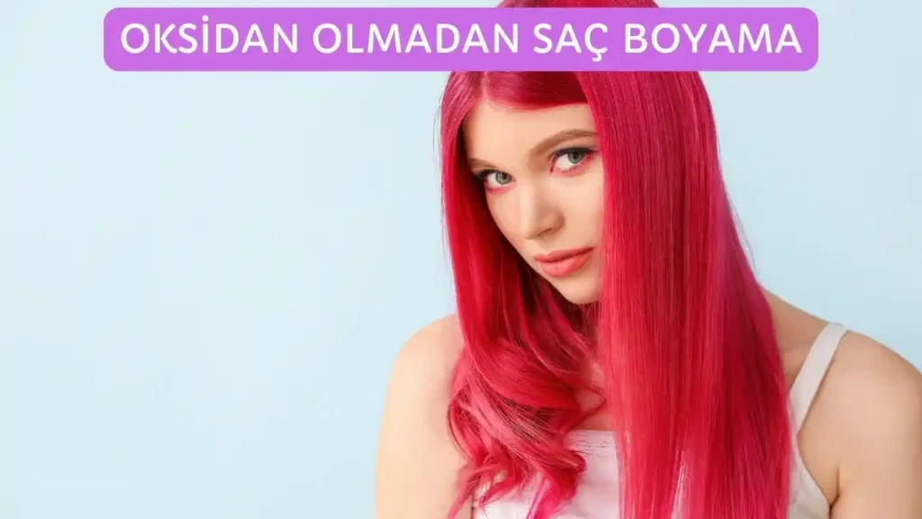 su ile oksidan içermeyen sac boyama